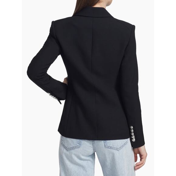 Veronica Beard Miller Dickey Jacket in Black Classic Tailored Blazer Size 16 - Picture 3 of 15